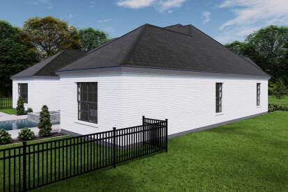 European House Plan #3571-00038 Elevation Photo