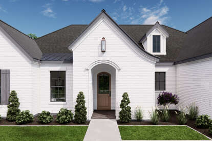 European House Plan #3571-00038 Elevation Photo