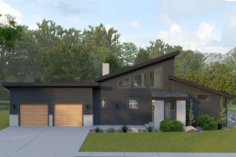 House Plan House Plan #33797 Front Elevation 