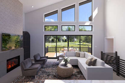 Contemporary House Plan #2802-00418 Additional Photo