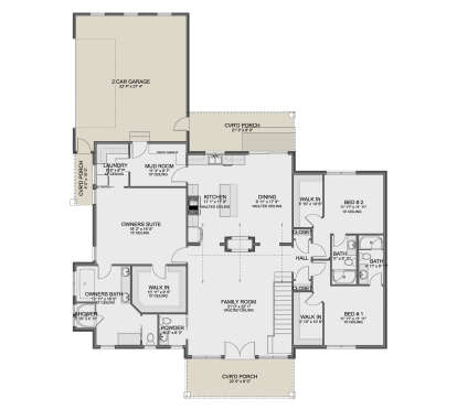 Main Floor for House Plan #2802-00419