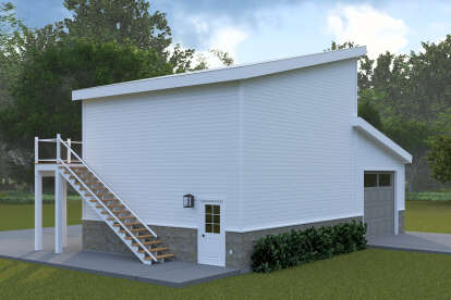 Contemporary House Plan #2802-00420 Elevation Photo