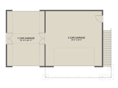 Garage Floor for House Plan #2802-00420