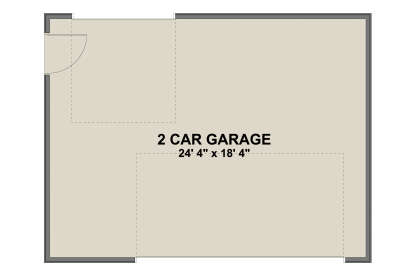 Garage Floor for House Plan #2802-00421