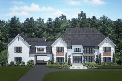 Modern Transitional House Plan #5995-00043 Elevation Photo