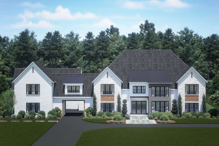 House Plan House Plan #33804 Front Elevation 