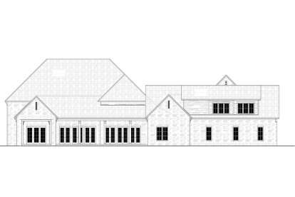 Modern Transitional House Plan #5995-00043 Elevation Photo
