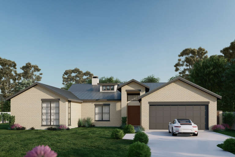 House Plan House Plan #33805 Front Elevation 