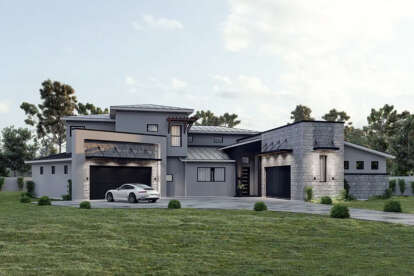 Contemporary House Plan #8314-00050 Elevation Photo
