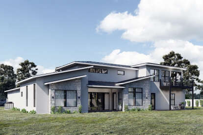 Contemporary House Plan #8314-00050 Elevation Photo