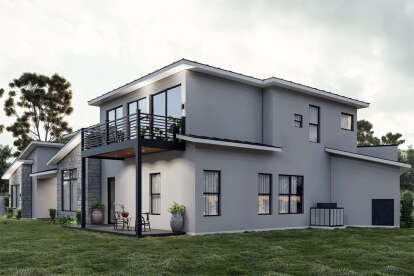 Contemporary House Plan #8314-00050 Elevation Photo