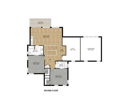 Second Floor for House Plan #8314-00050