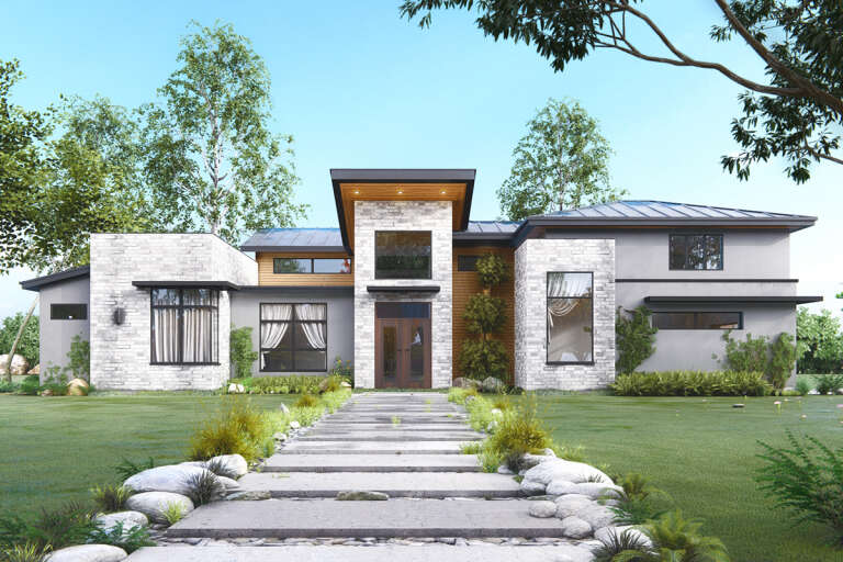 House Plan House Plan #33811 Front Elevation 