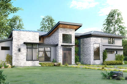 Modern House Plan #8314-00051 Elevation Photo