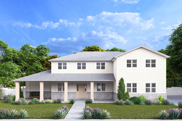 House Plan House Plan #33813 Front Elevation 