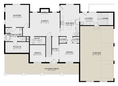 Main Floor for House Plan #2802-00423