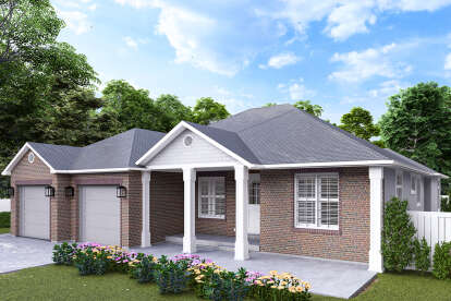 Traditional House Plan #2802-00424 Elevation Photo
