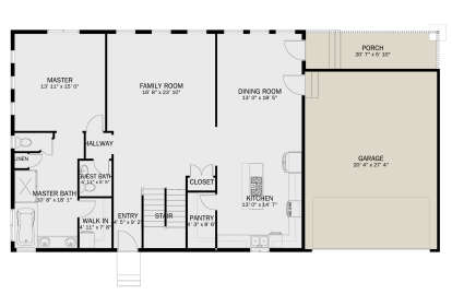 Main Floor for House Plan #2802-00425