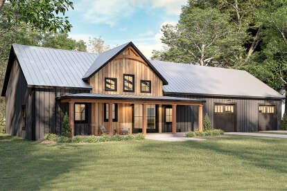 Barn House Plan #1776-00166 Elevation Photo