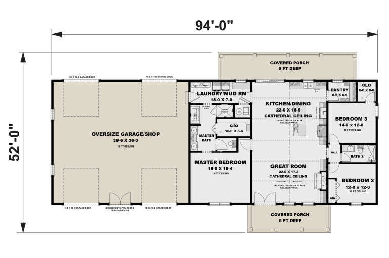 House Plan House Plan #33817 Drawing 1
