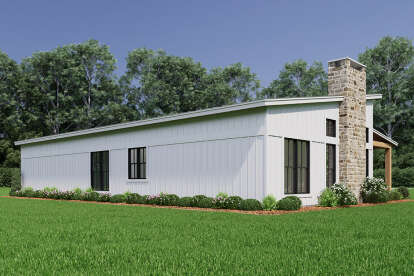 Barn House Plan #041-00401 Elevation Photo