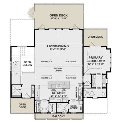 Main Floor for House Plan #6316-00024