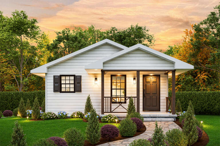 House Plan House Plan #33820 Front Elevation 