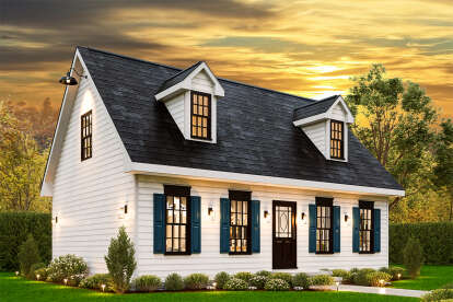 Cottage House Plan #699-00438 Elevation Photo