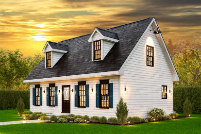 Cottage House Plan #699-00438 Elevation Photo