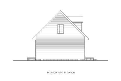 Cottage House Plan #699-00438 Elevation Photo