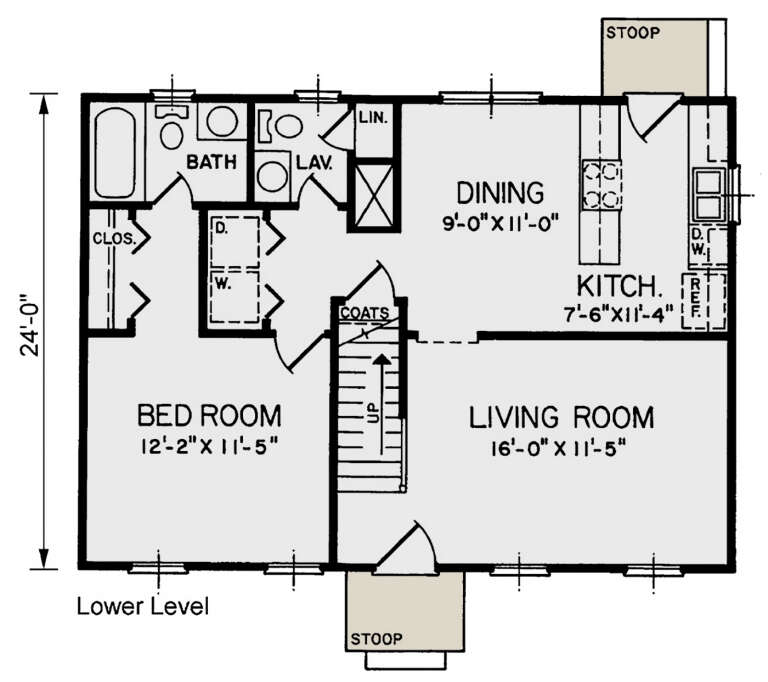 House Plan House Plan #33821 Drawing 1