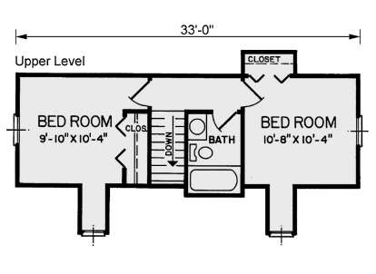 Second Floor for House Plan #699-00438