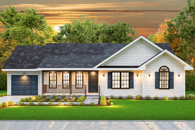 House Plan House Plan #33822 Front Elevation 