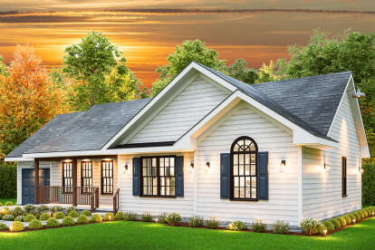 Country House Plan #699-00439 Elevation Photo