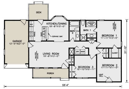 Main Floor for House Plan #699-00439