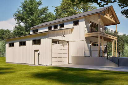 Barn House Plan #7011-00011 Elevation Photo