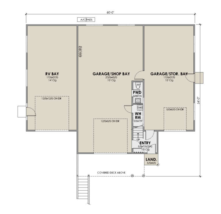 House Plan House Plan #33823 Drawing 1