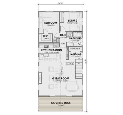 Second Floor for House Plan #7011-00011