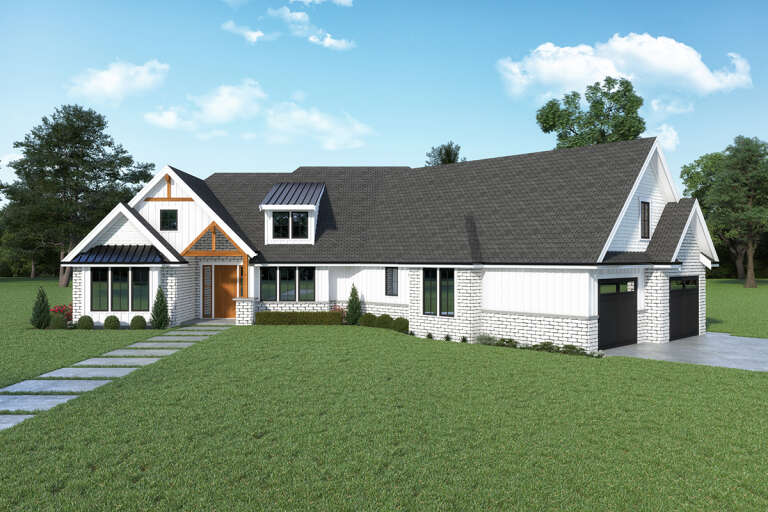 House Plan House Plan #33824 Front Elevation 