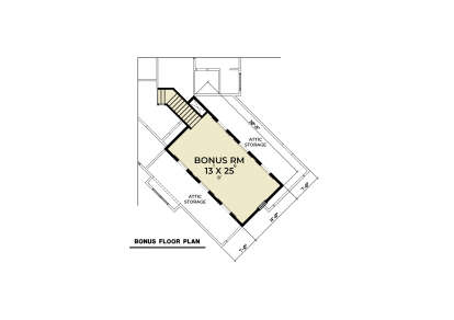 Bonus Room for House Plan #2464-00163
