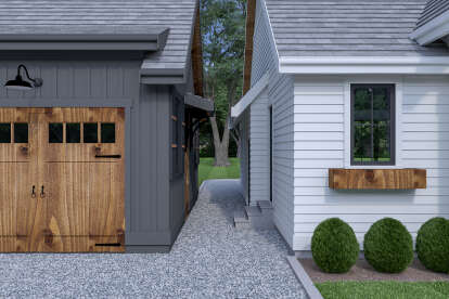 Modern Farmhouse House Plan #2464-00164 Elevation Photo