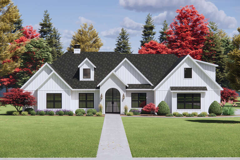 House Plan House Plan #33826 Front Elevation 