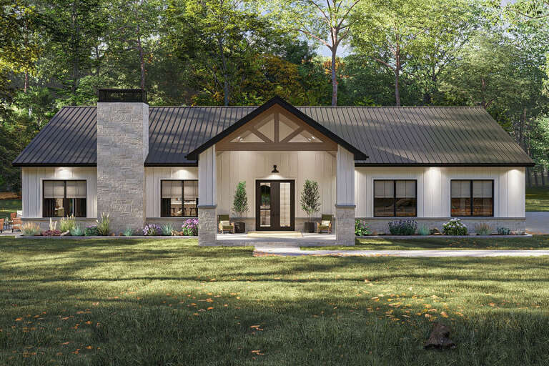 House Plan House Plan #33827 Front Elevation 
