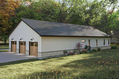 Barn House Plan #963-01173 Elevation Photo