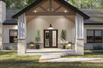 Barn House Plan #963-01173 Elevation Photo