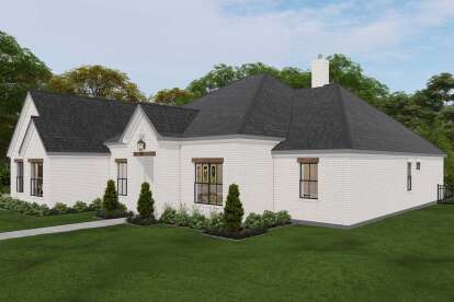 Modern Transitional House Plan #3571-00039 Elevation Photo