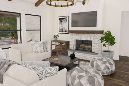 Modern Transitional House Plan #3571-00039 Additional Photo