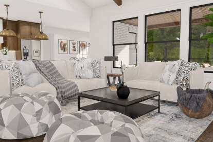 Modern Transitional House Plan #3571-00039 Additional Photo