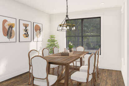 Modern Transitional House Plan #3571-00039 Additional Photo