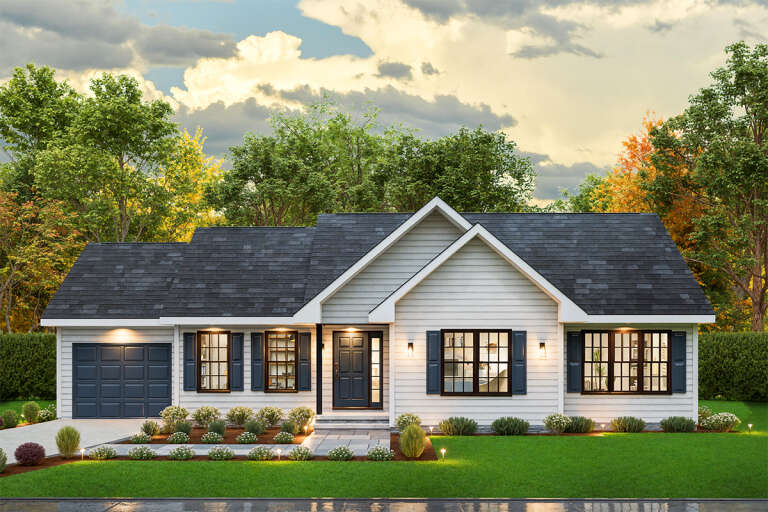 House Plan House Plan #33834 Front Elevation 